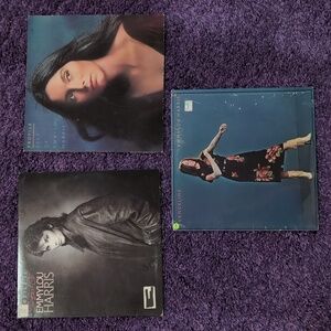 Vintage Emmylou Harris Evangeline, Profile German Press, Profile III Record Lot